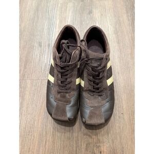 Vintage Diesel‎ Wish Brown Leather Suede Low Top Sneakers US 9.5 y2k